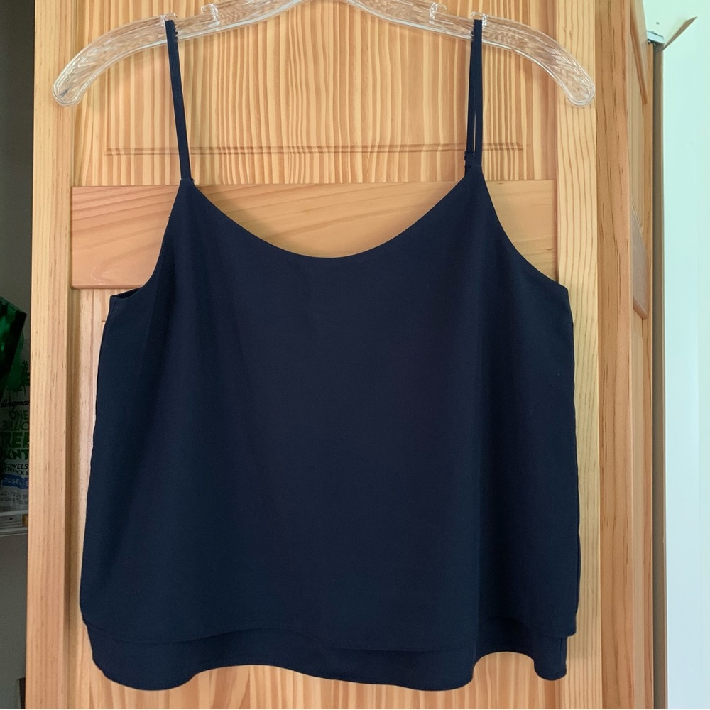 Athleta navy double layer camisole. Size XXS.